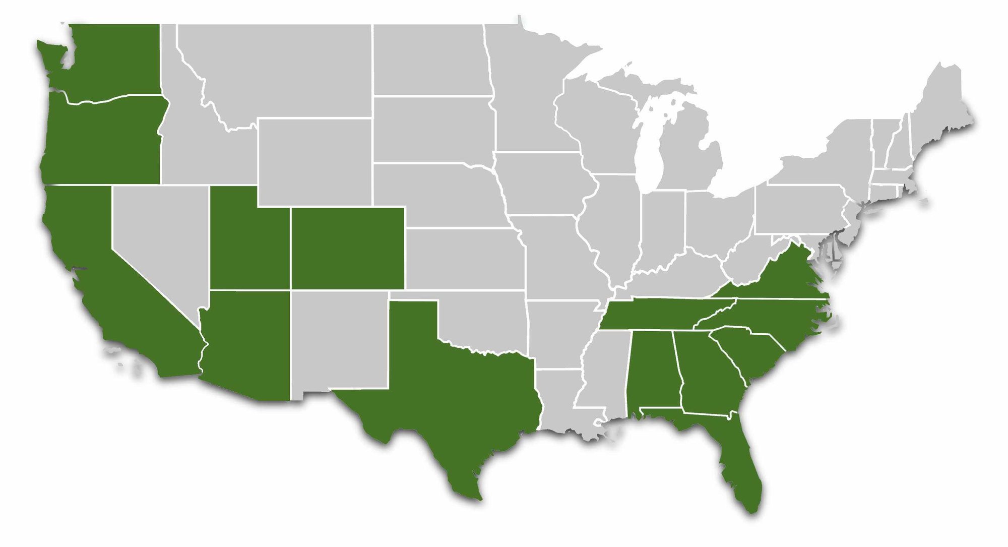 Setanta Target Markets Map