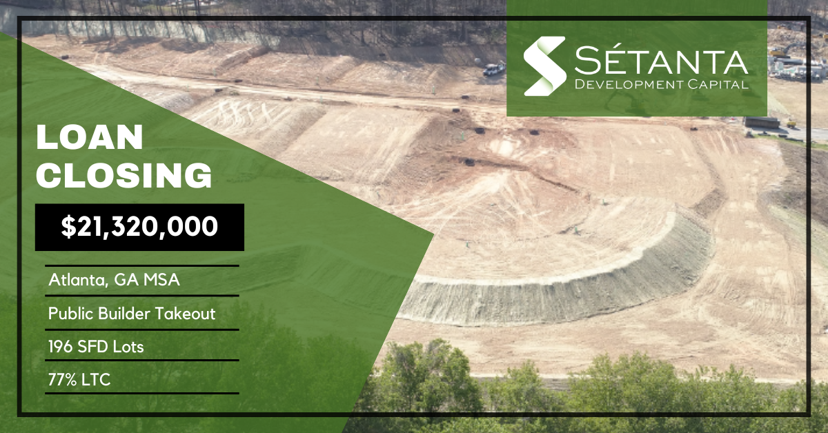 Sétanta has closed a new $21.32MM loan in the Atlanta, GA MSA