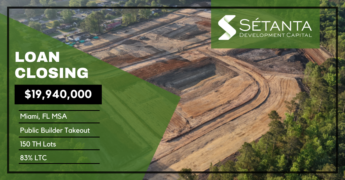 Sétanta has closed a new $19.94MM loan in the Miami, FL MSA