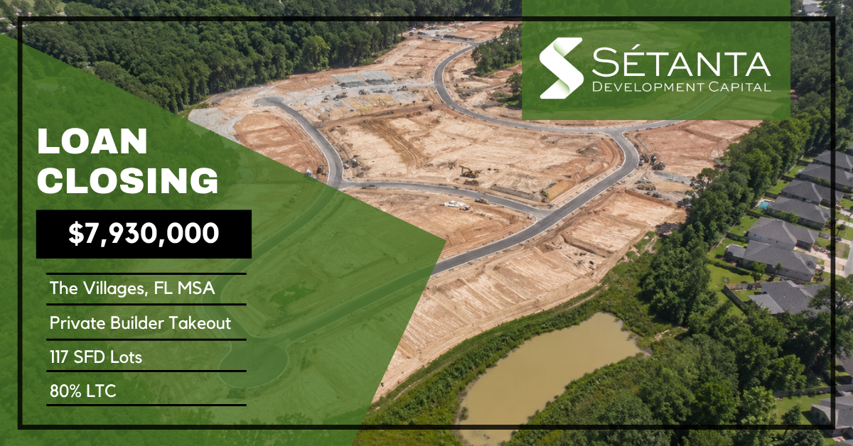 Sétanta has closed a new $7.93MM loan Outside of Orlando, FL