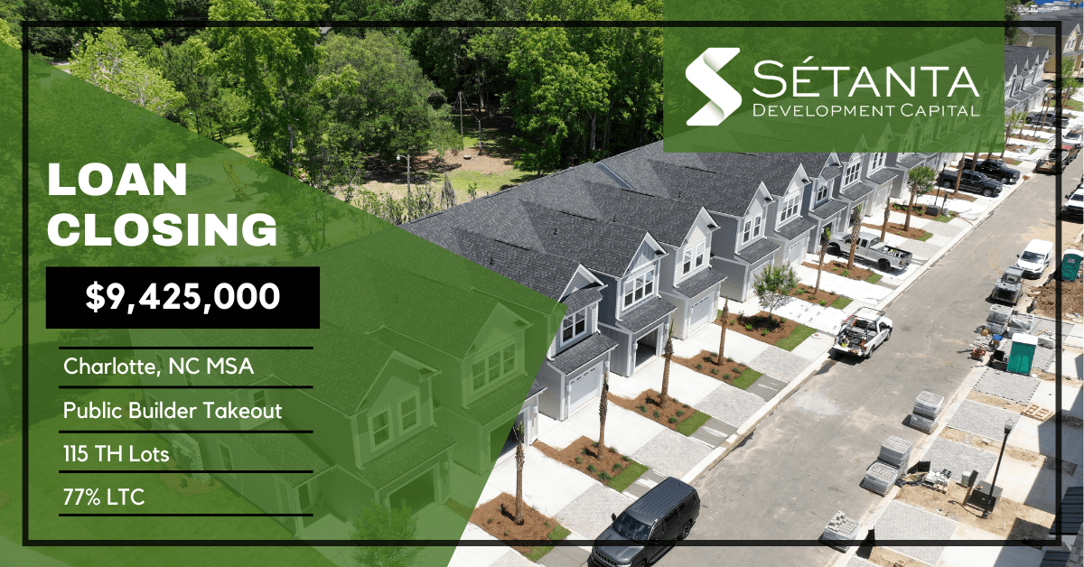 Sétanta Closes a $9.4mm loan in Charlotte, NC